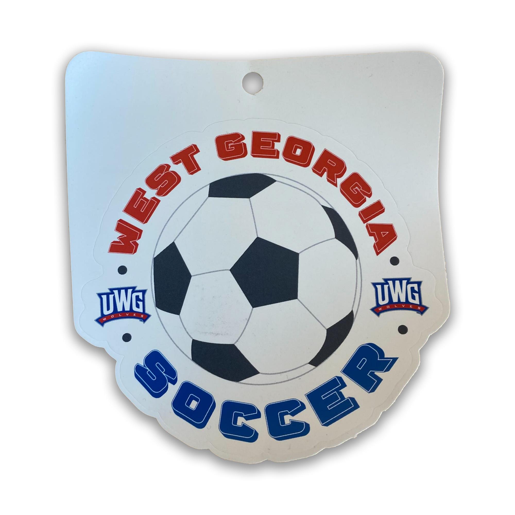 image of: UWG SOCCER ATHLETICS STICKER