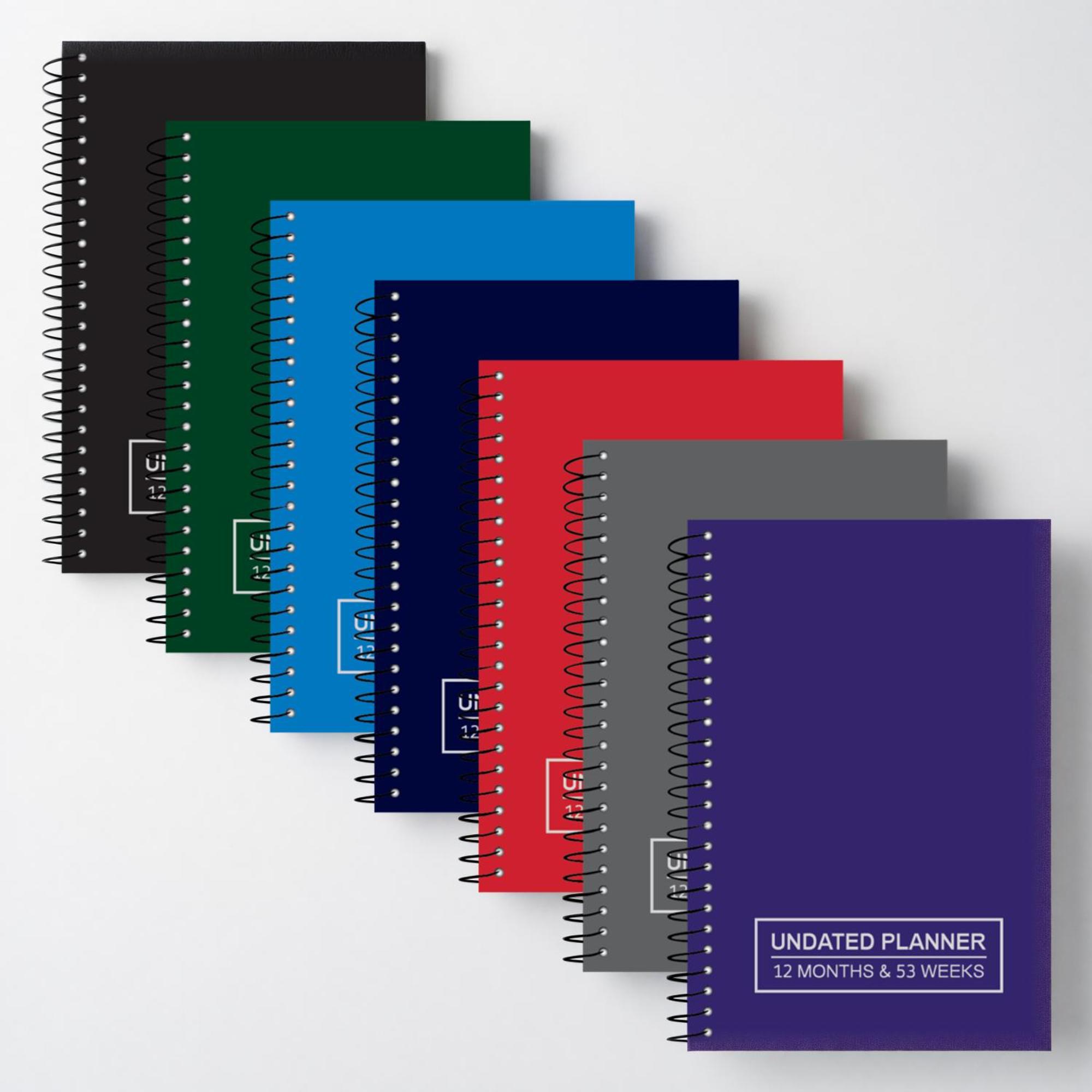 Product image 1 of 1 for Roaring Spring 8in x 5.5in Undated Planner, Assorted Colors