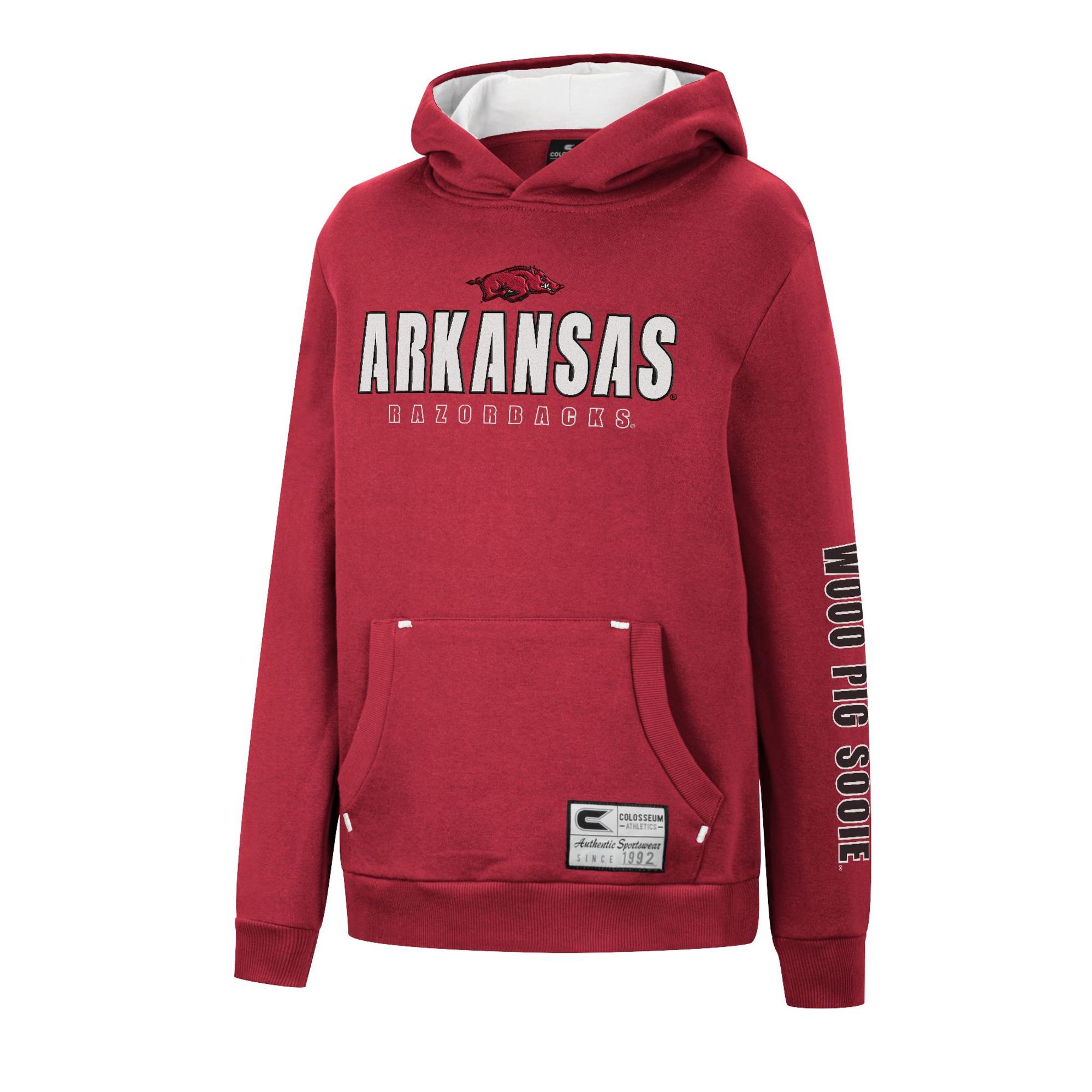 image of: Arkansas Razorbacks Youth Constable Pullover Hoodie