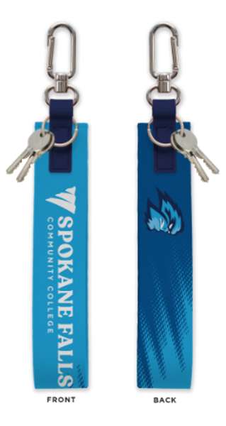 SFCC OVERSIZED STRAP KEYCHAIN BLU/LT BLU; $14.99