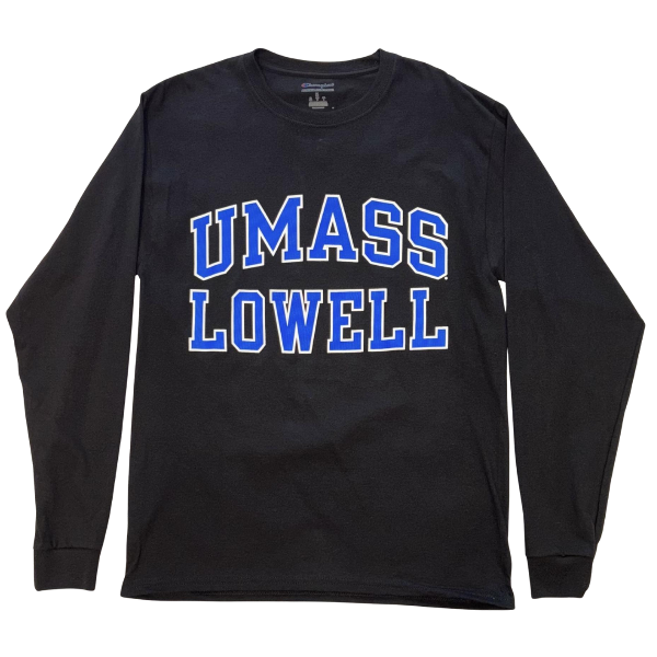 UMass Lowell Long Sleeve Black; $28.00