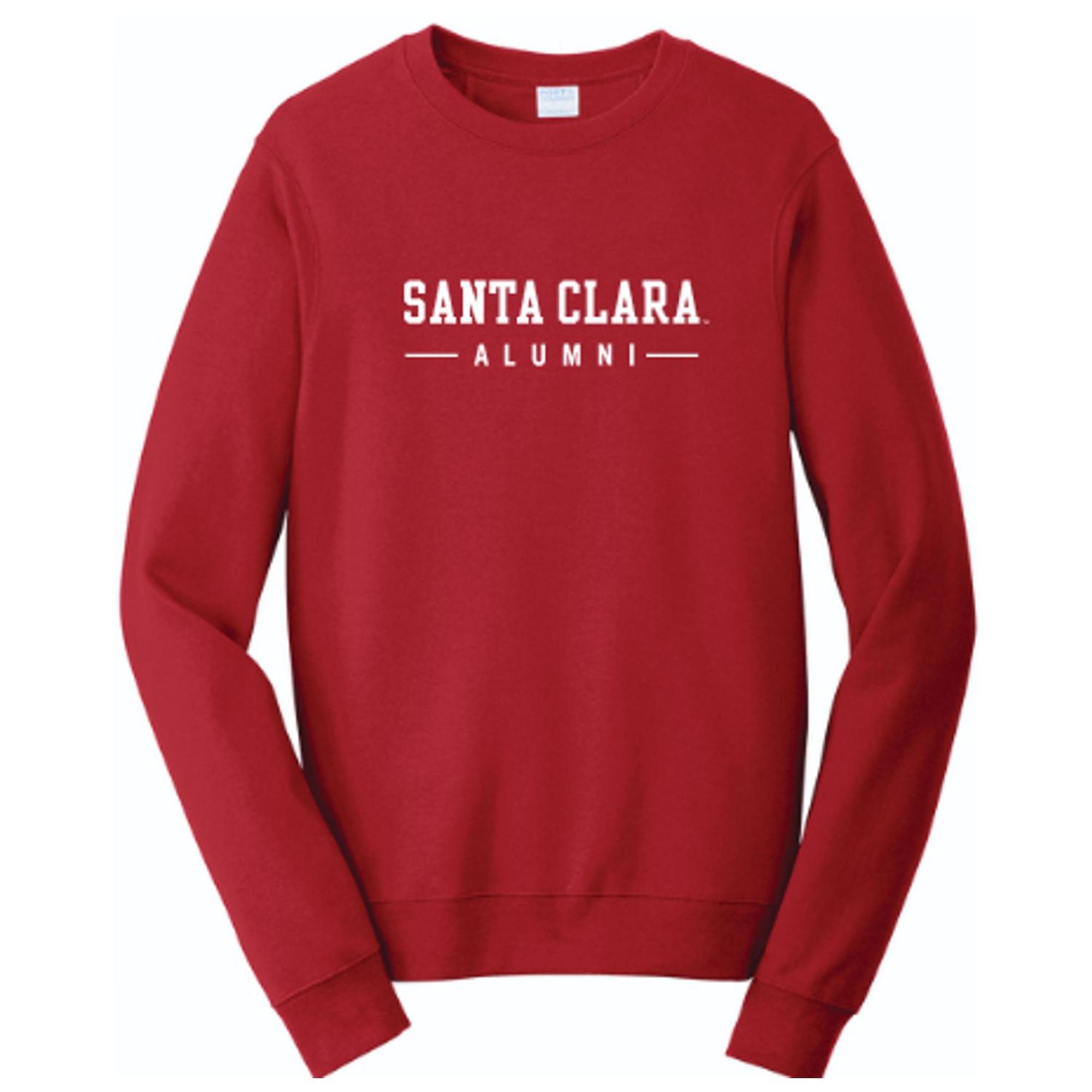 Product image 1 of 1 for Santa Clara University Alumni Crew Sweatshirt, Cardinal