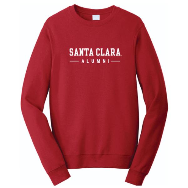 Santa Clara University Alumni Crew Sweatshirt, Cardinal; $39.98