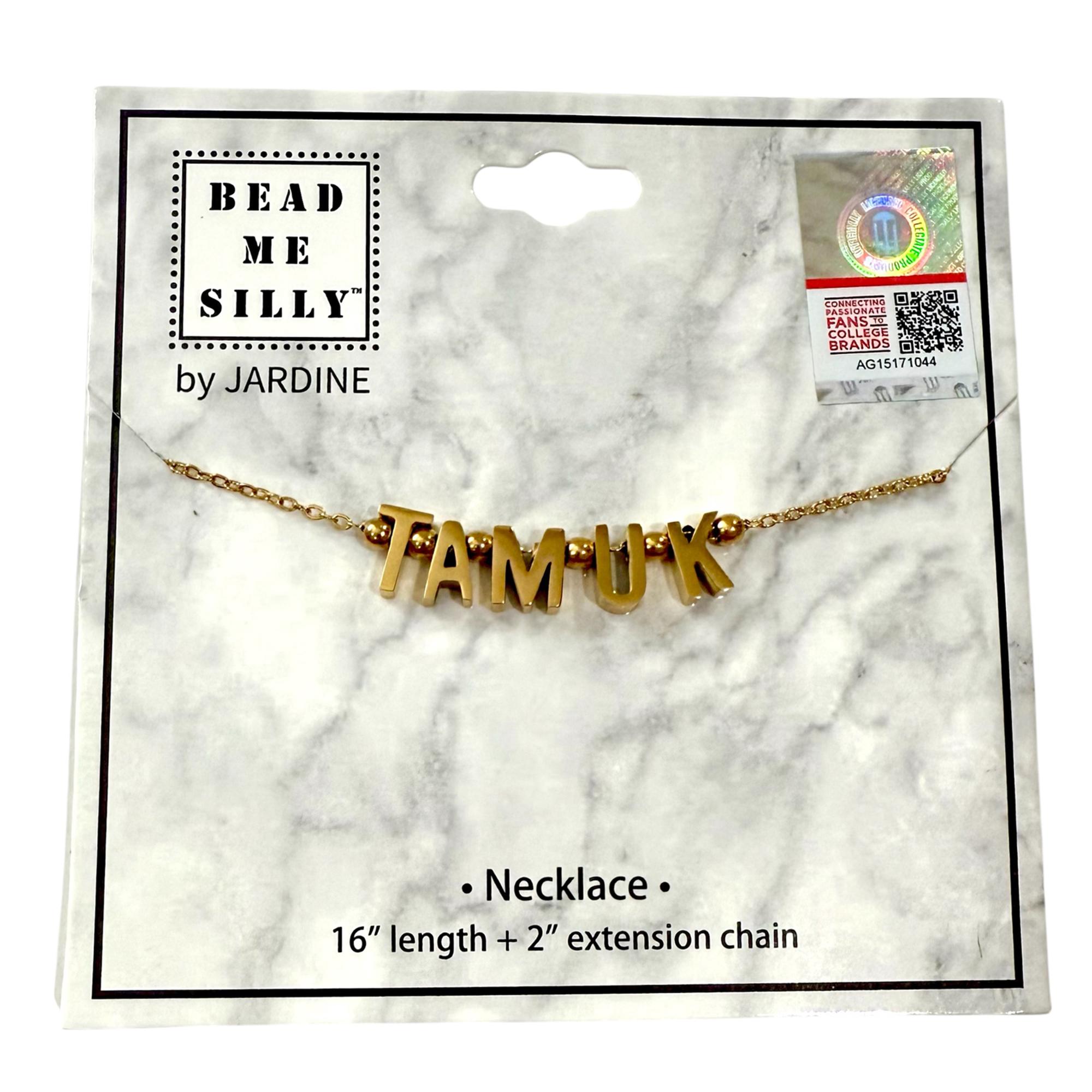 Product image 1 of 2 for TAMUK GOLD NECKLACE LETTERS