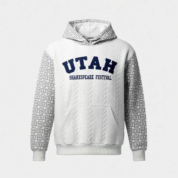 Crazy Jaquard White USF Hoodie; $45.99