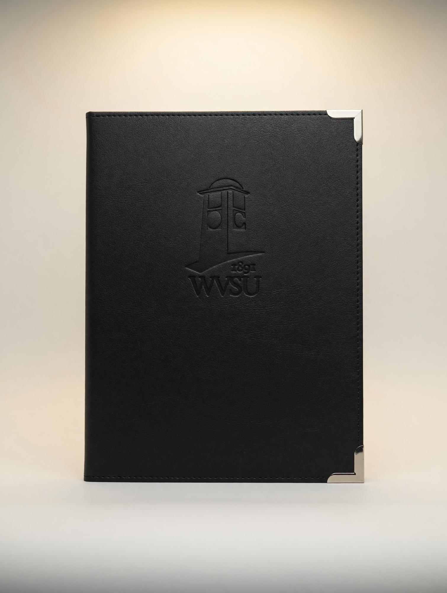 Product image 1 of 1 for Legal Pad Folder - Black Clock Tower Print