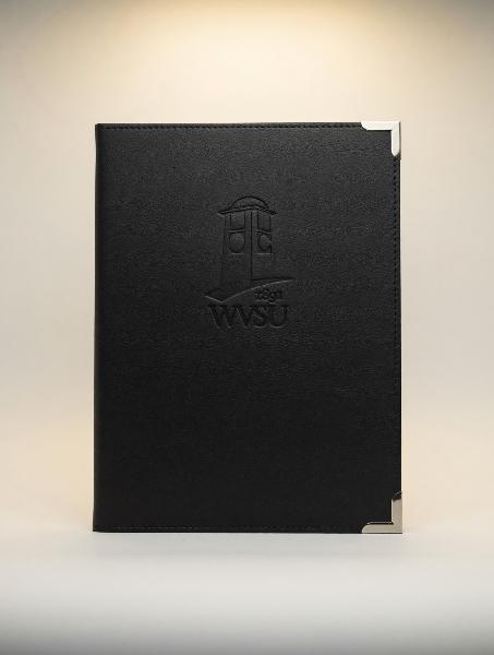 Legal Pad Folder - Black Clock Tower Print; $19.99