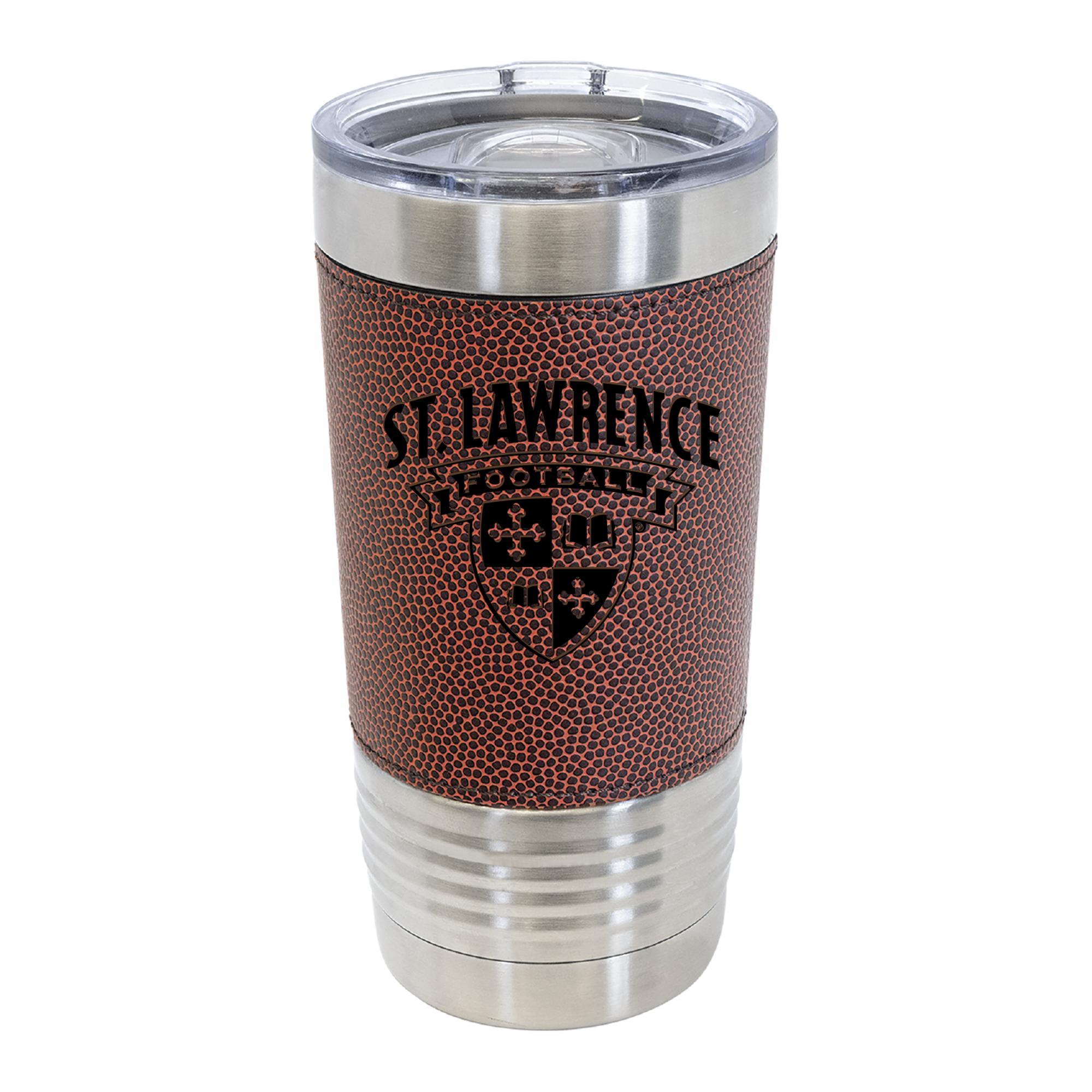Product image 1 of 1 for Football Leatherette Stainless Tumbler