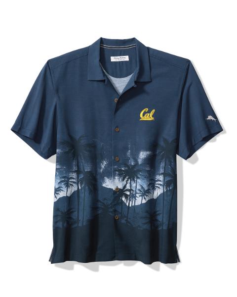 Palm Flurry Camp Shirt Cal Logo; $158.00