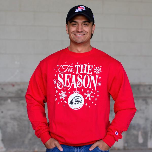 SUU Red Christmas Crew; $36.99
