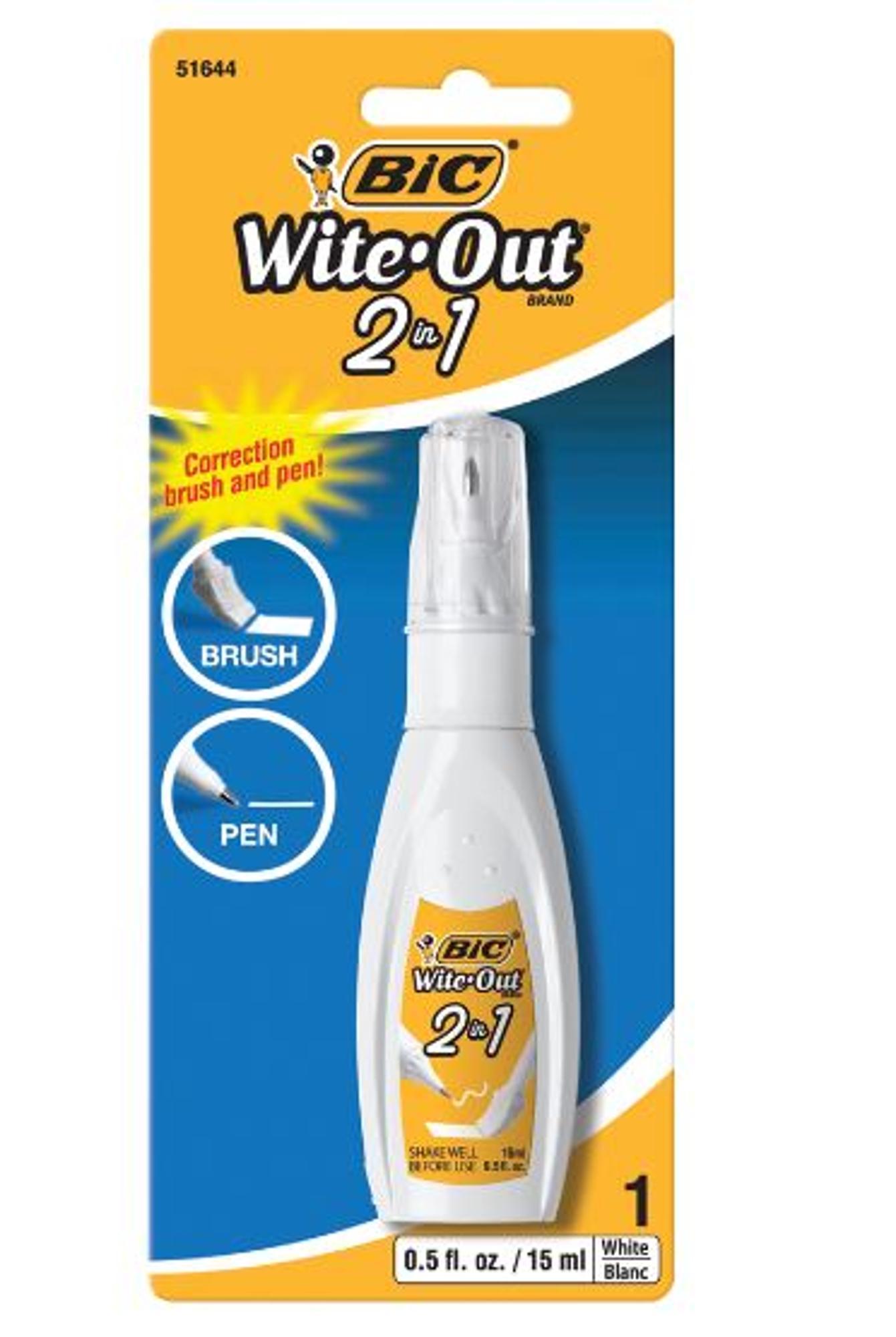 BIC 2 in 1 Correction Fluid KVCC Bookstore