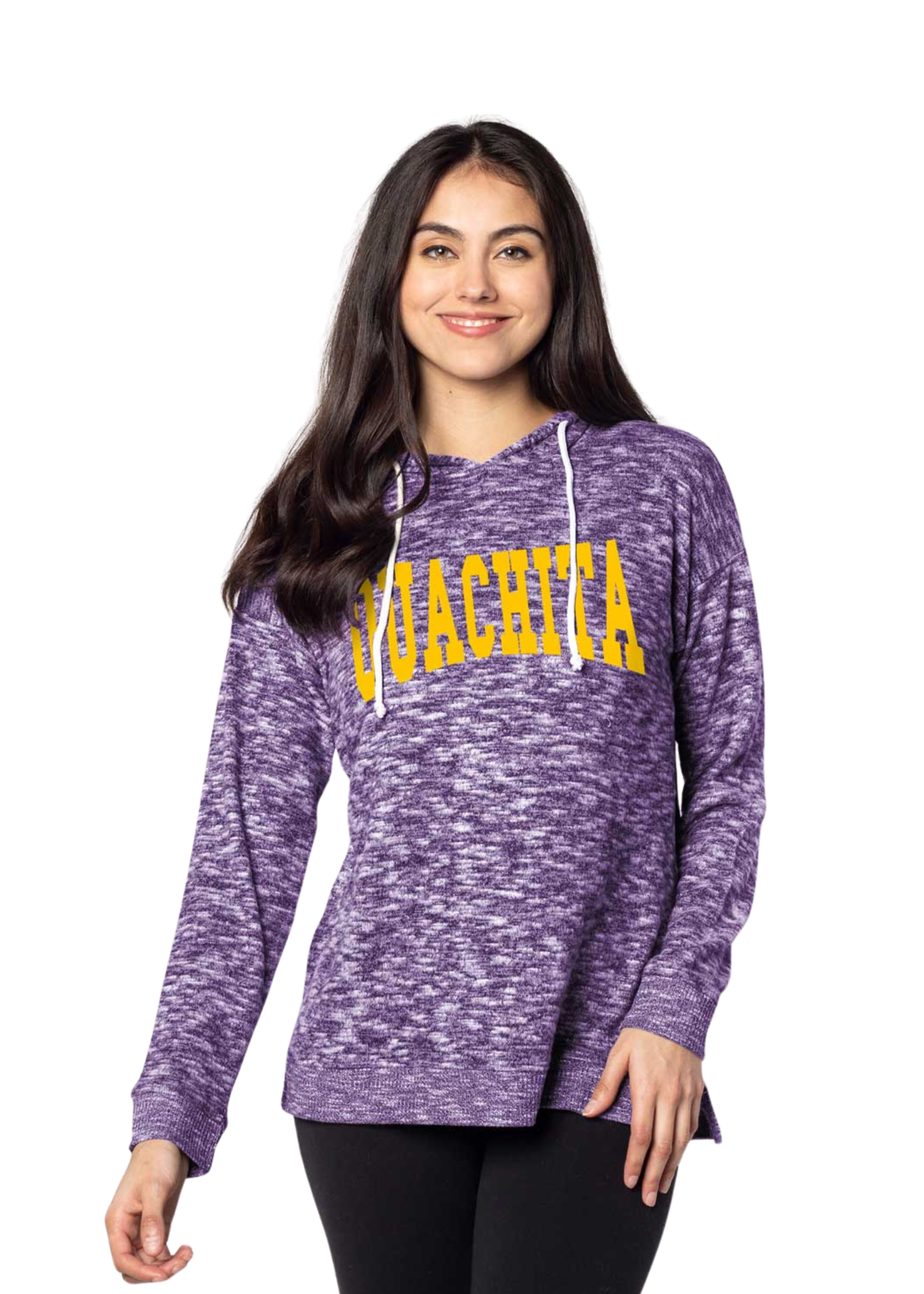 image of: Ouachita Baptist University Women's Tunic Hoodie, Purple