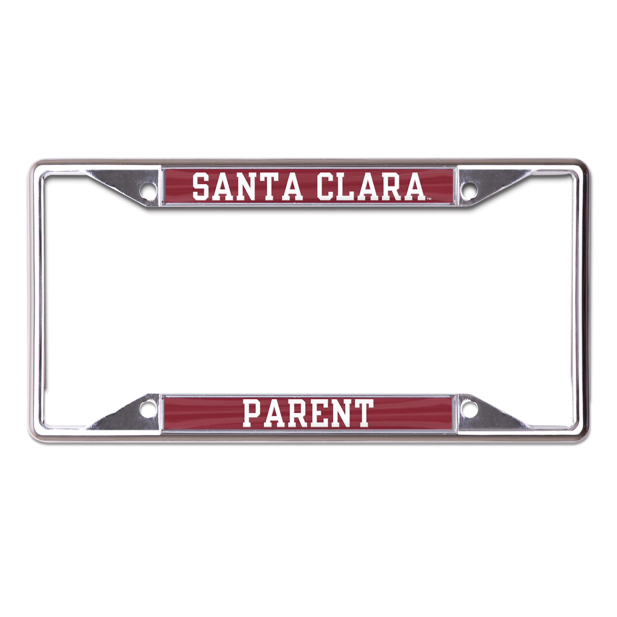 image of: Santa Clara University Parent Metal License Plate Frame