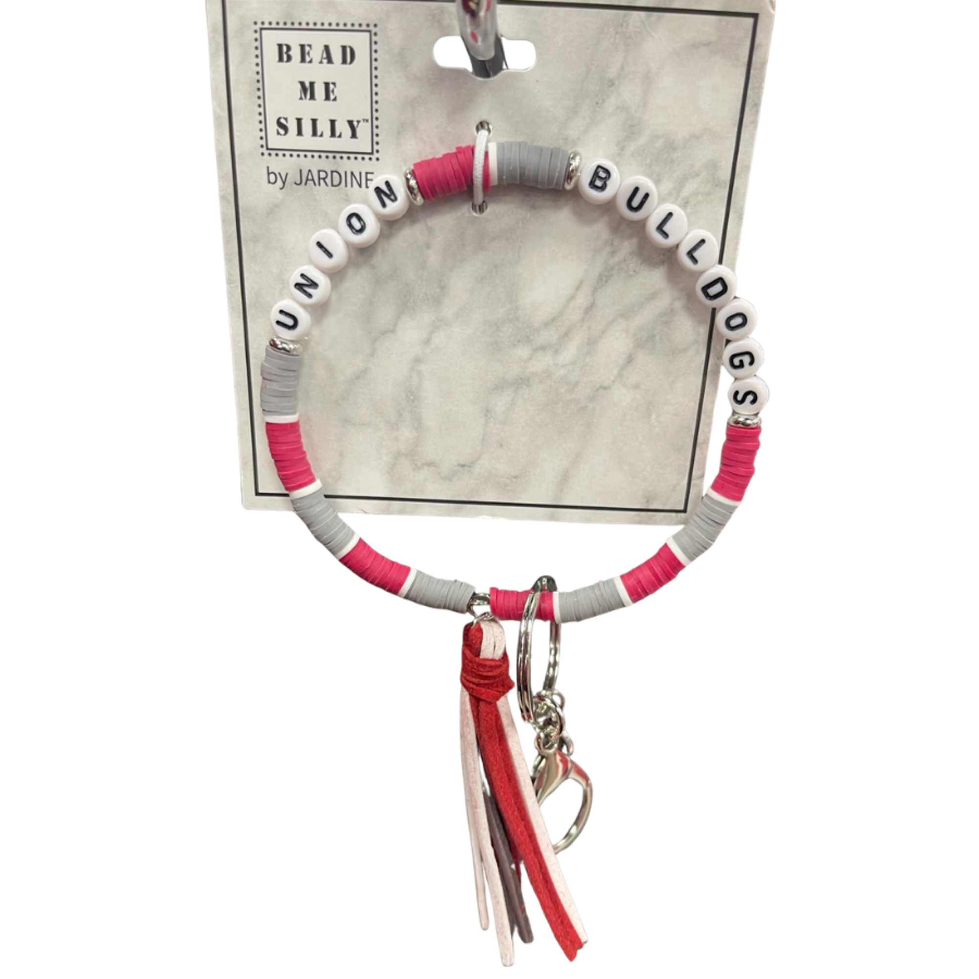 Union Bulldogs Wristlet Keychain