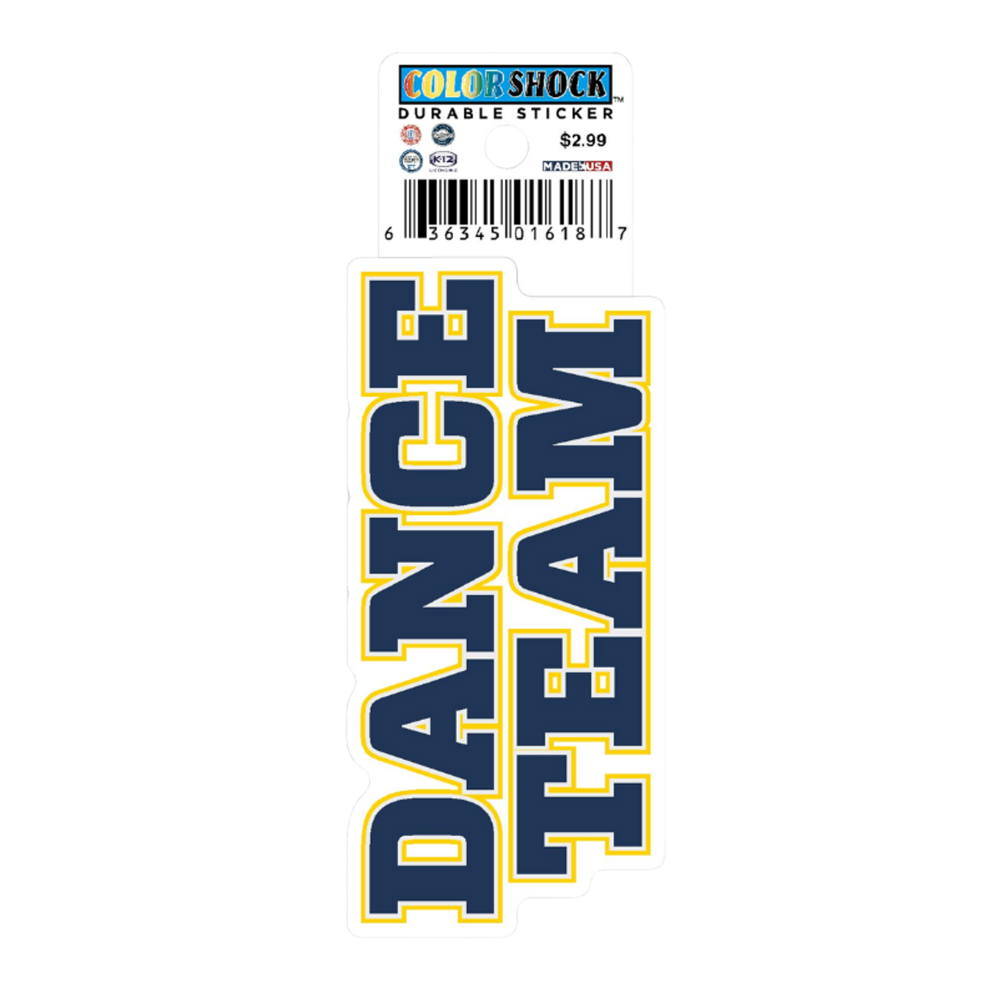 image of: Dance Team Textured Sticker