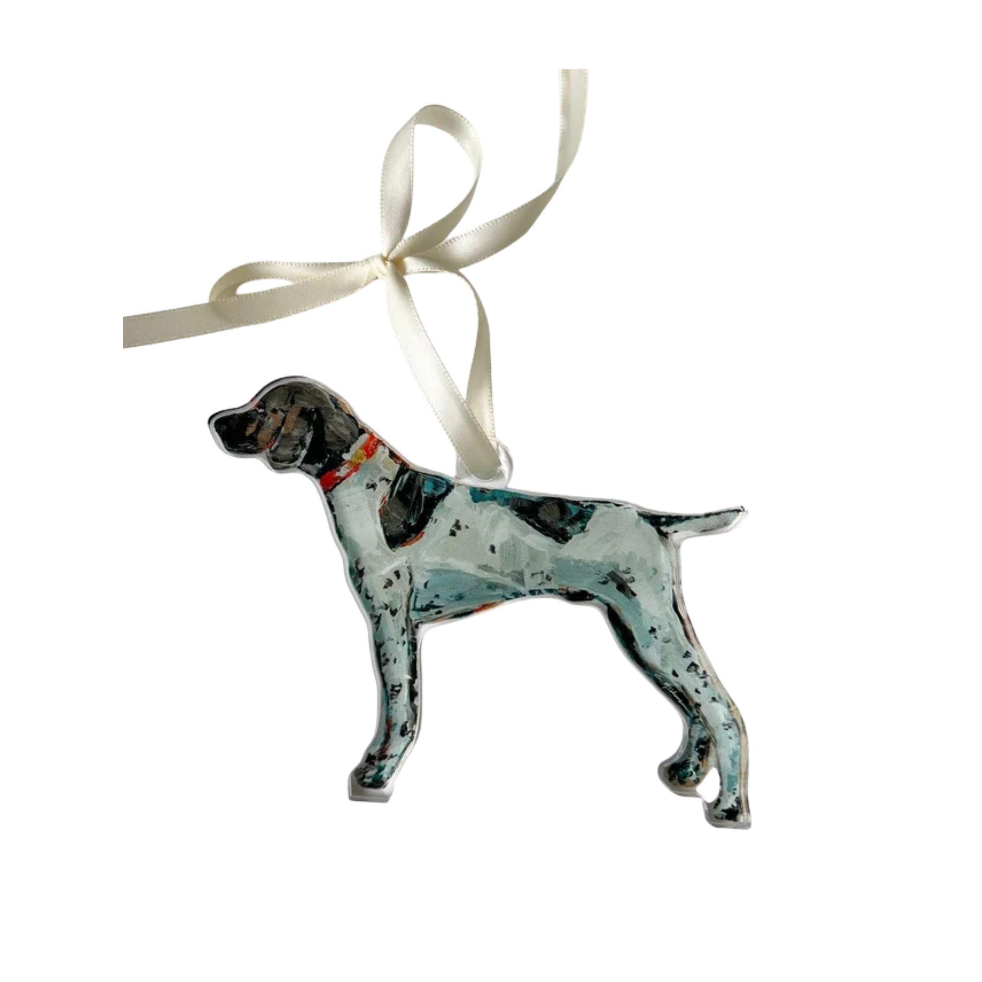 Product image 1 of 1 for German Shorthaired Pointer Standing Acrylic Hanging Holiday Ornament