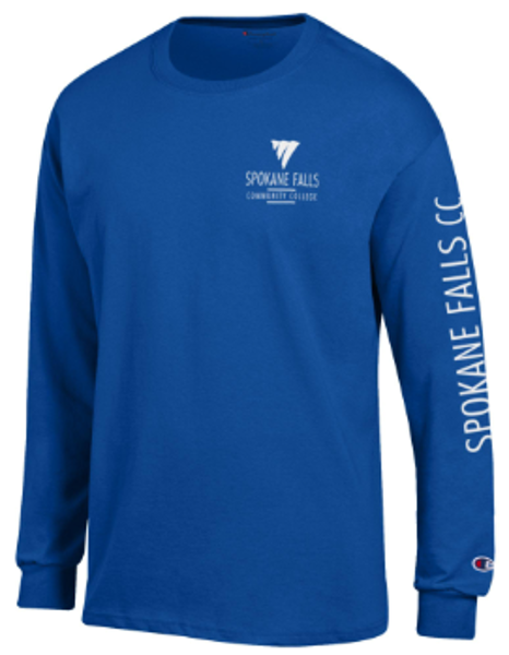 SFCC LS TEE FALLS LC & SLEEVE RYL; $29.99