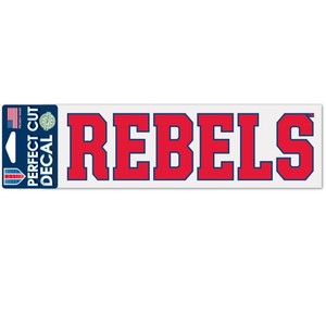 image of: Red Block Rebels Decal 3x10