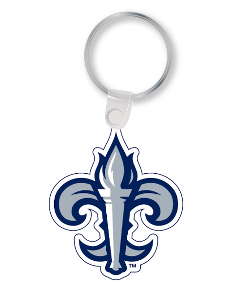 LBW FLEUR DE LIS SHAPE KEYCHAIN; $4.49