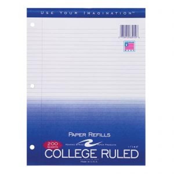 Filler Paper 200 sheets; $6.99