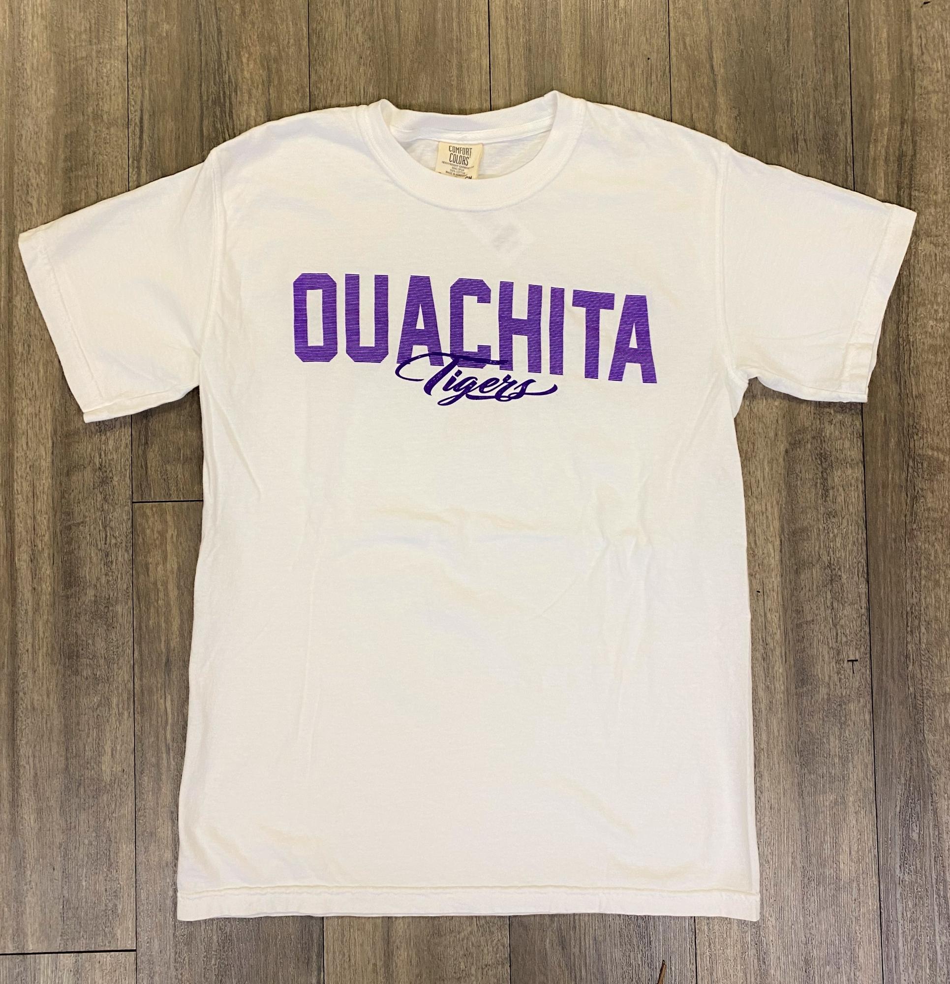 image of: Ouachita Tigers Basic Text Tee