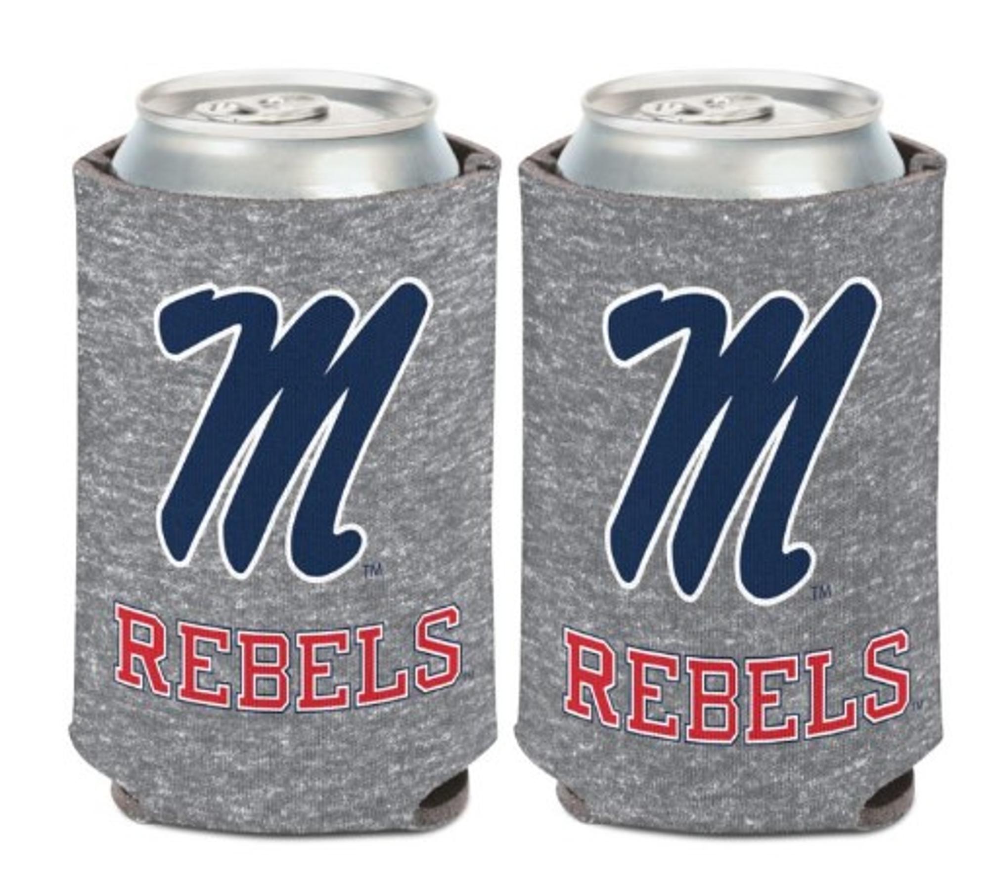image of: Ole Miss Rebels Heather Grey Can Cooler