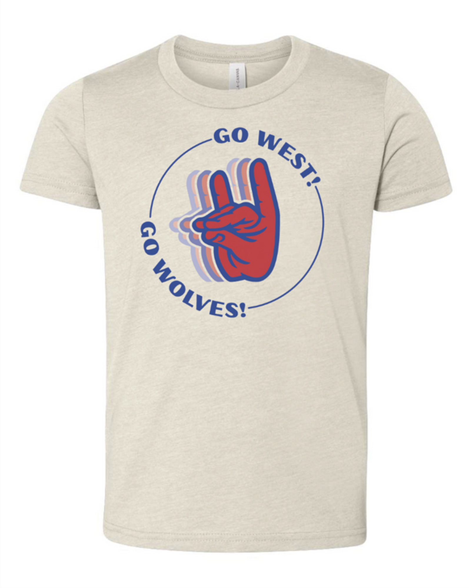 Product image 2 of 2 for Youth Go West Go Wolves Shirt