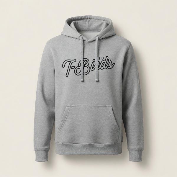 MV SPORT FLEECE HOOD GRAY SUU TBIRDS; $49.99
