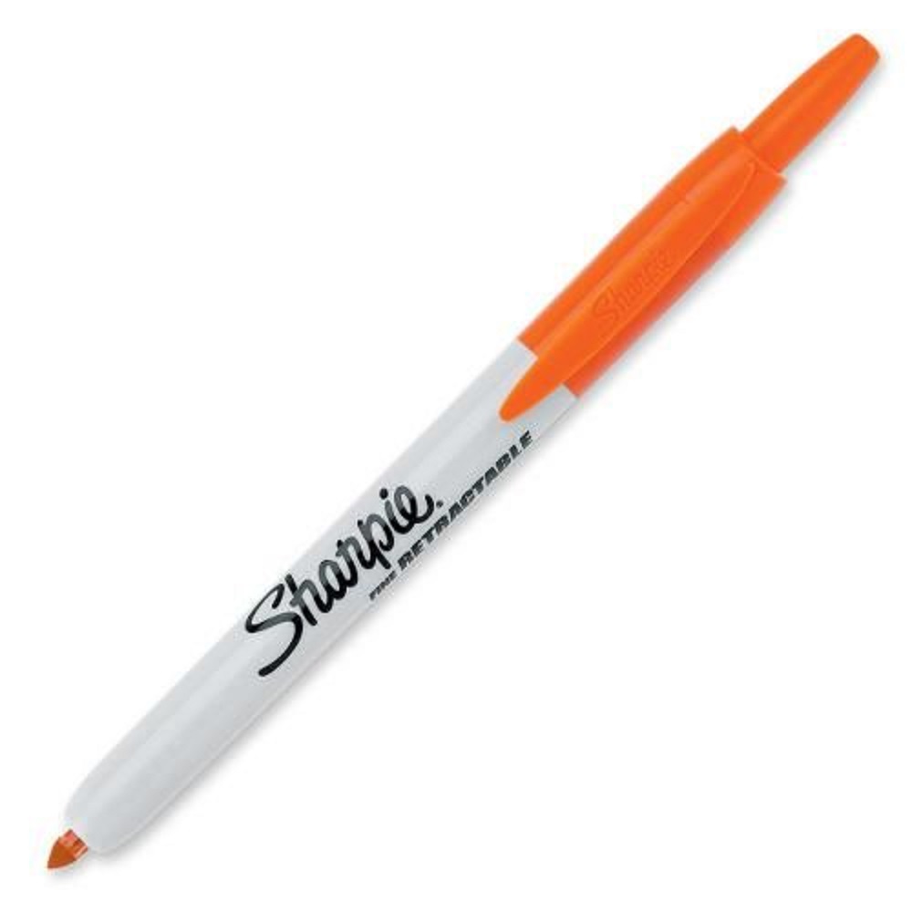 image of: Sharpie Retractable Pen Orange