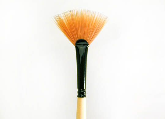 image of: Dynasty Black Gold Short Handle Tooth Fan Brushes