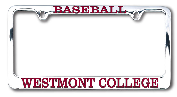 image of: Baseball Westmont License Plate Frame