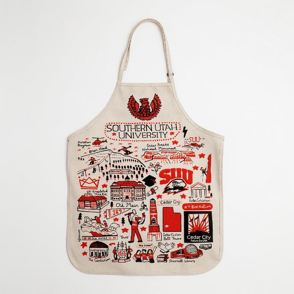 Julia Gash SUU Natural Canvas Apron; $33.98