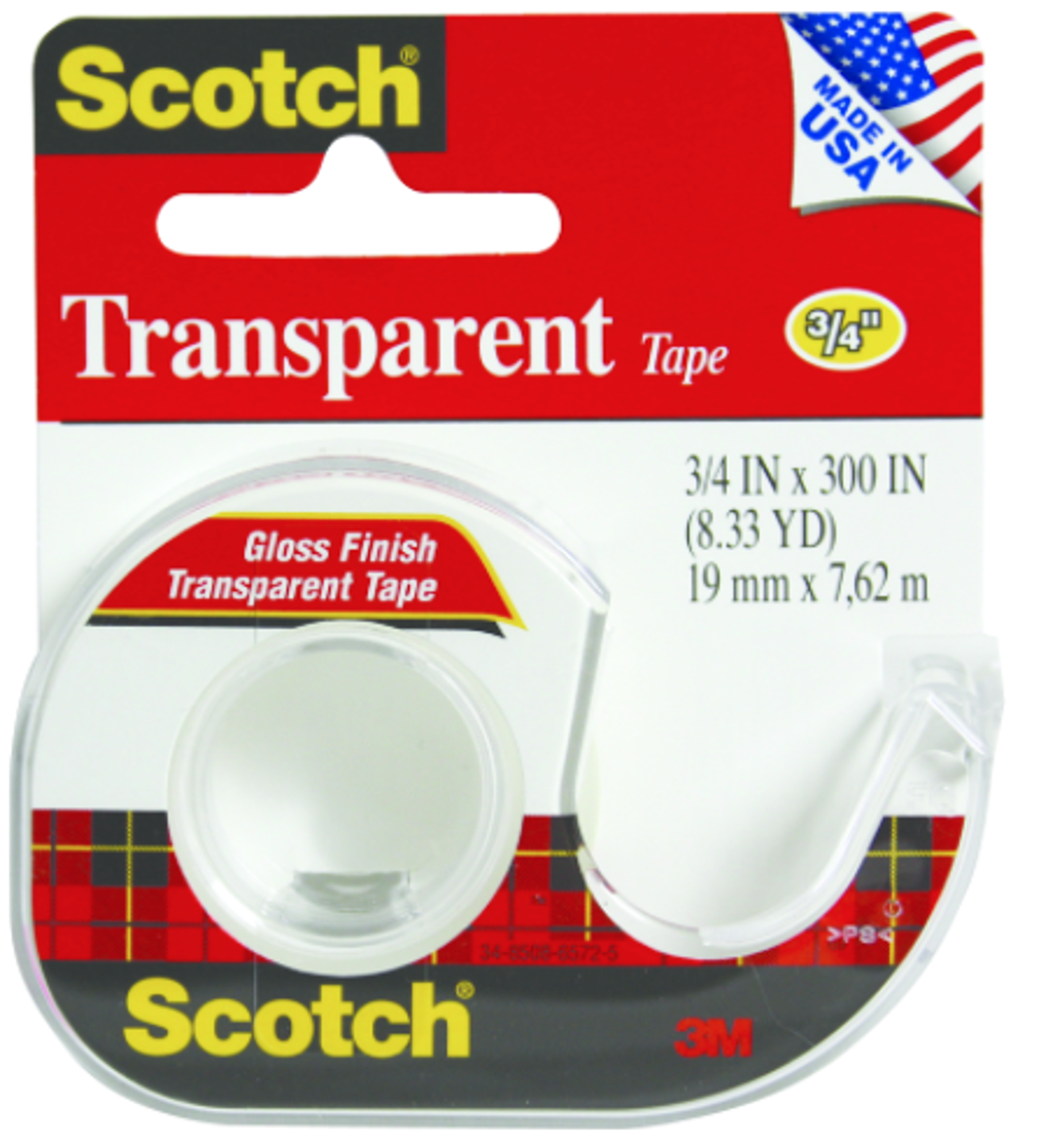 image of: Scotch Premium Tape - Clear .75x300in 1Pk BP