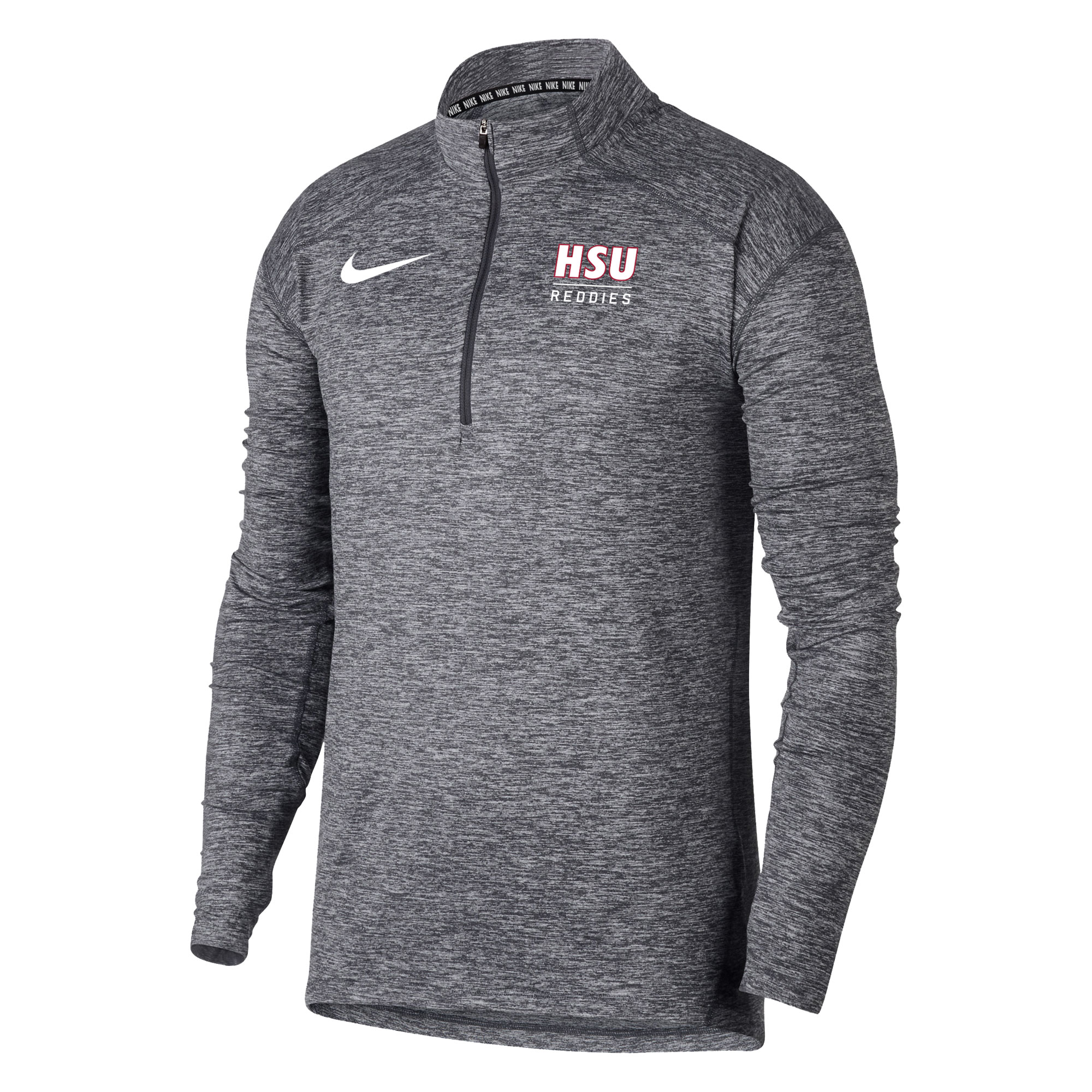 image of: HSU Reddies Heather Element Quarter Zip Pullover
