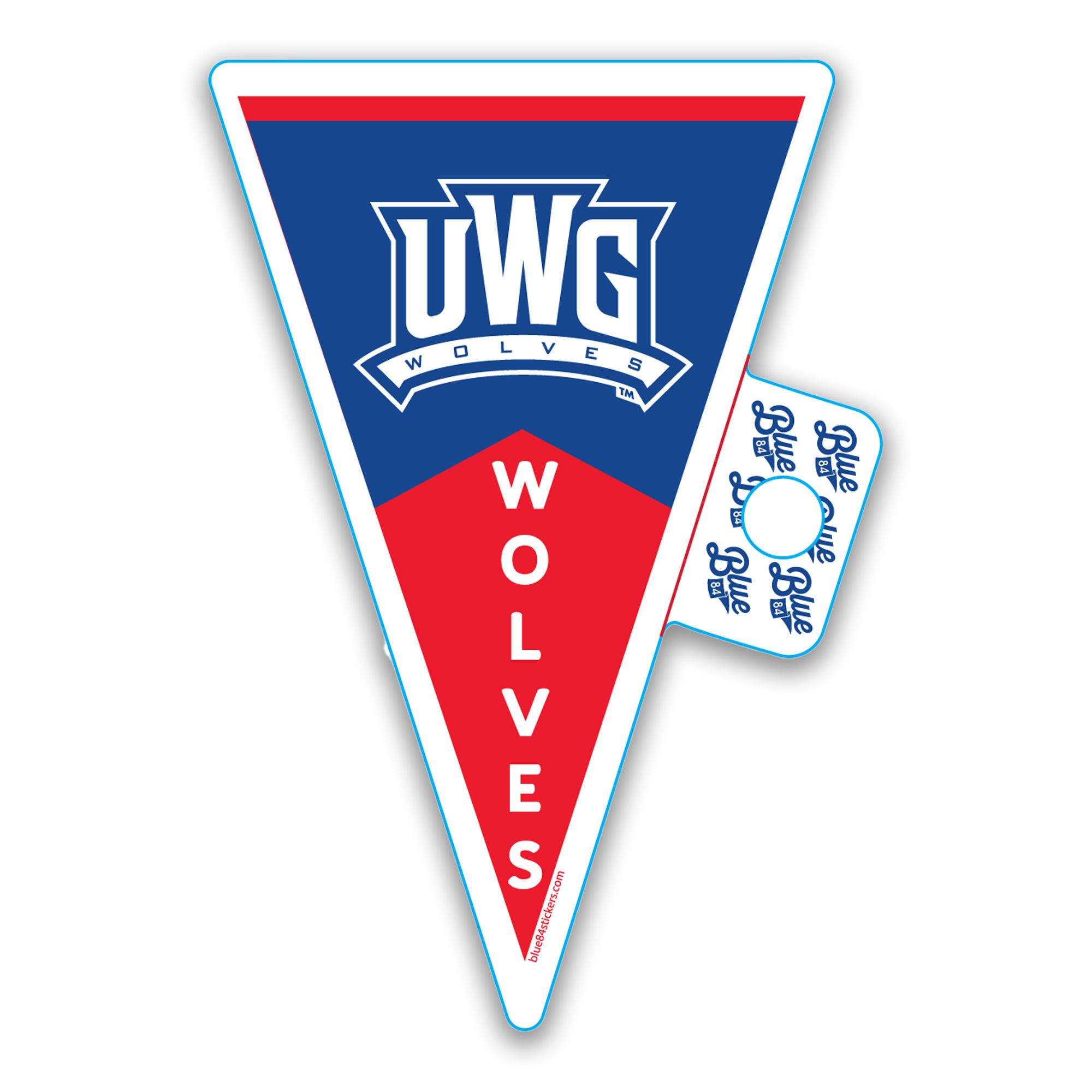 image of: GO WEST COCO PENNANT STICKER