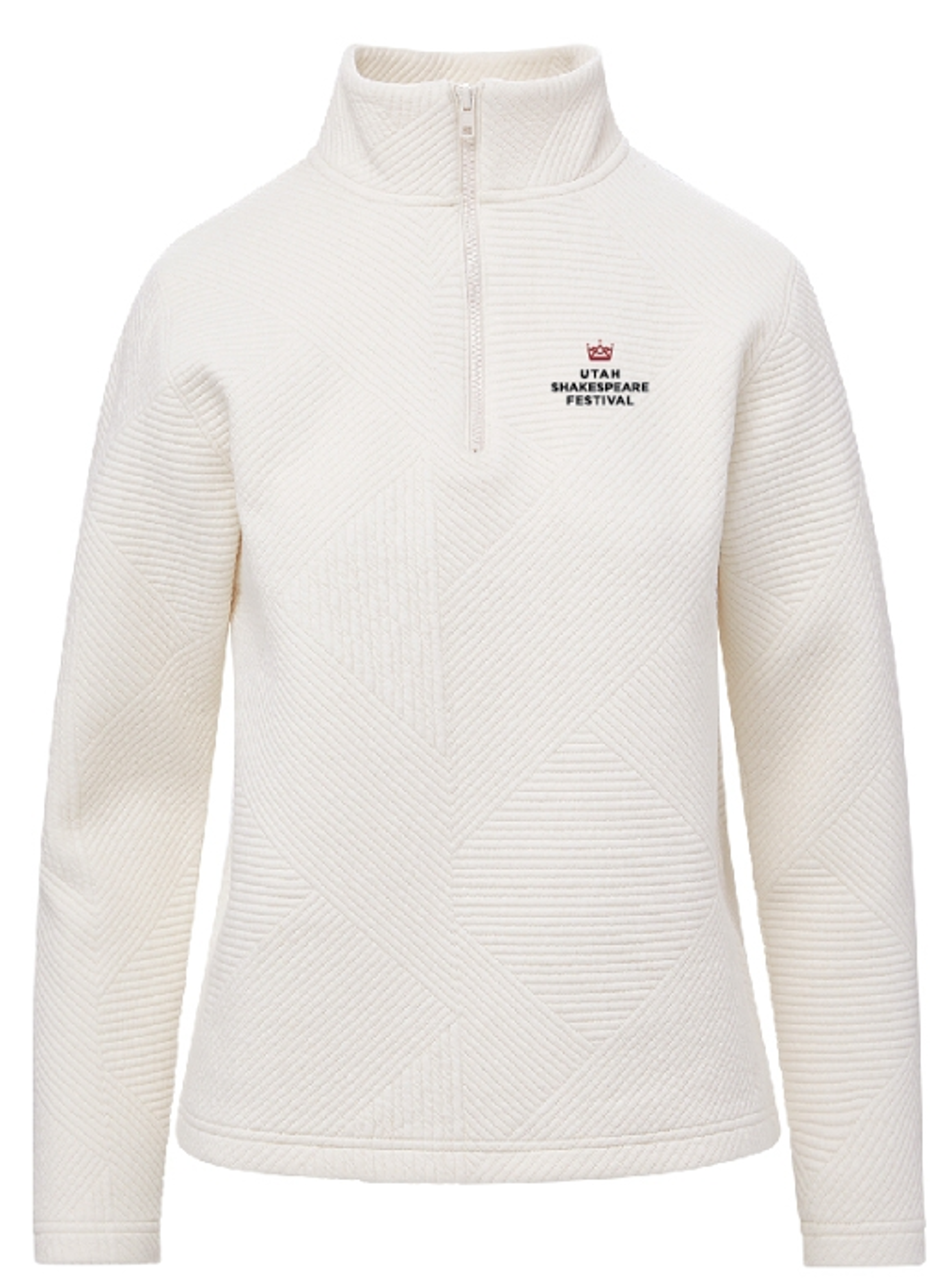 Product image 1 of 1 for VINTAGE WHITE ZELDA ZIG-ZAG QUARTER ZIPUSF 2026