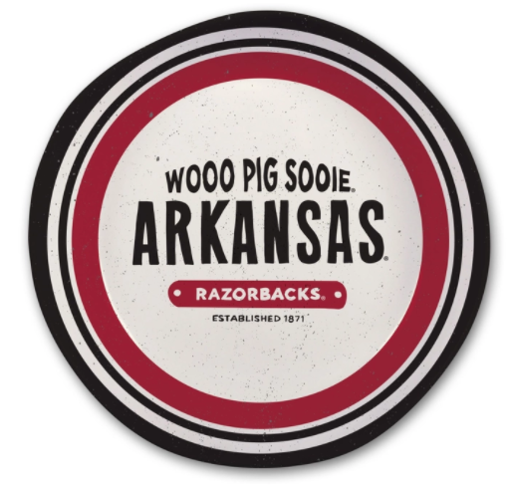 image of: Arkansas Razorbacks Magnolia Lane WPS Melamine Serving Platter