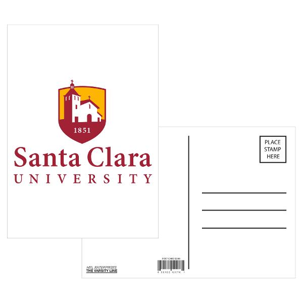 Santa Clara University Post Card; $3.98