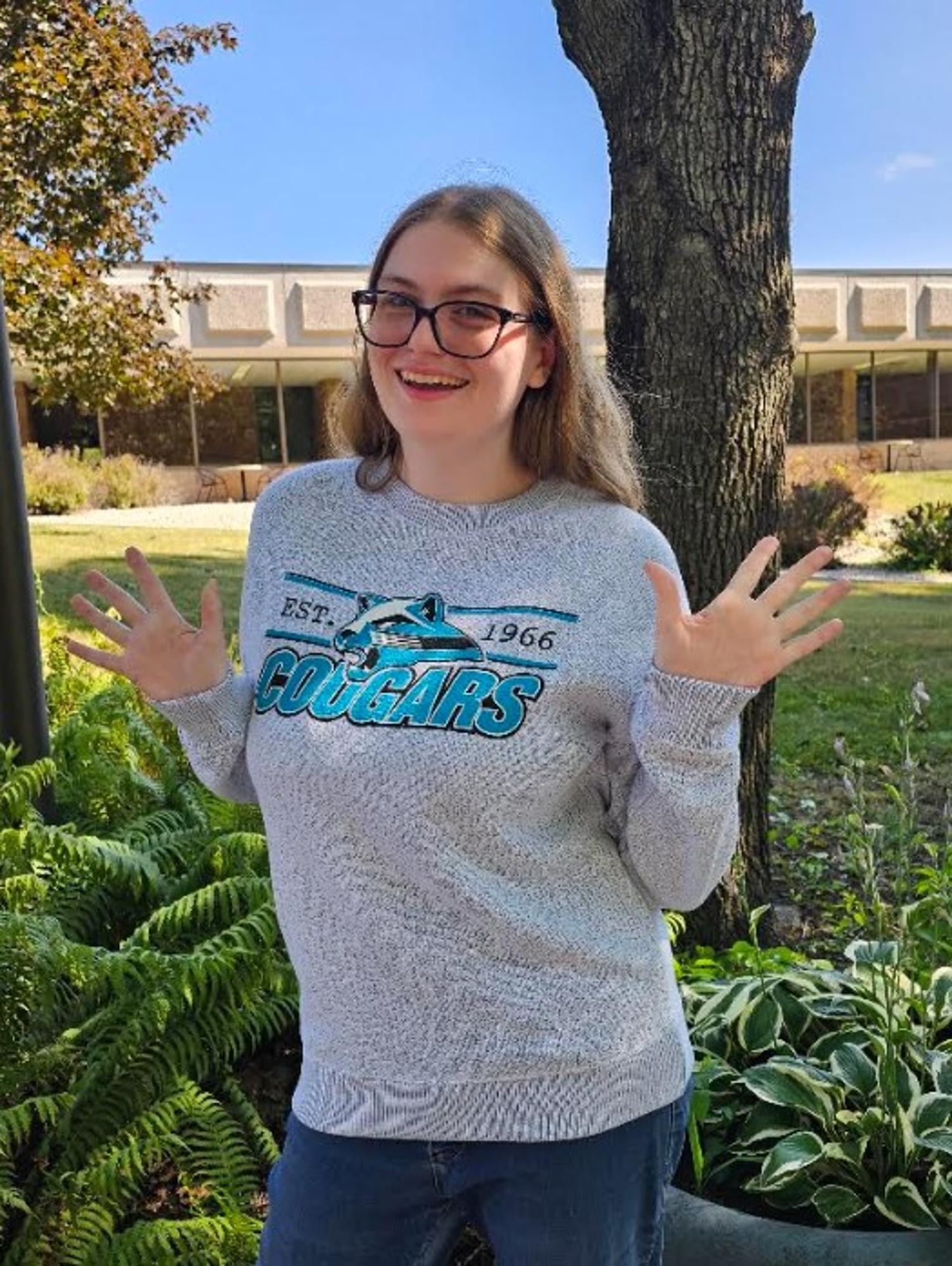 Product image 2 of 3 for Artisan COUGARS Raglan Crew Sweatshirt