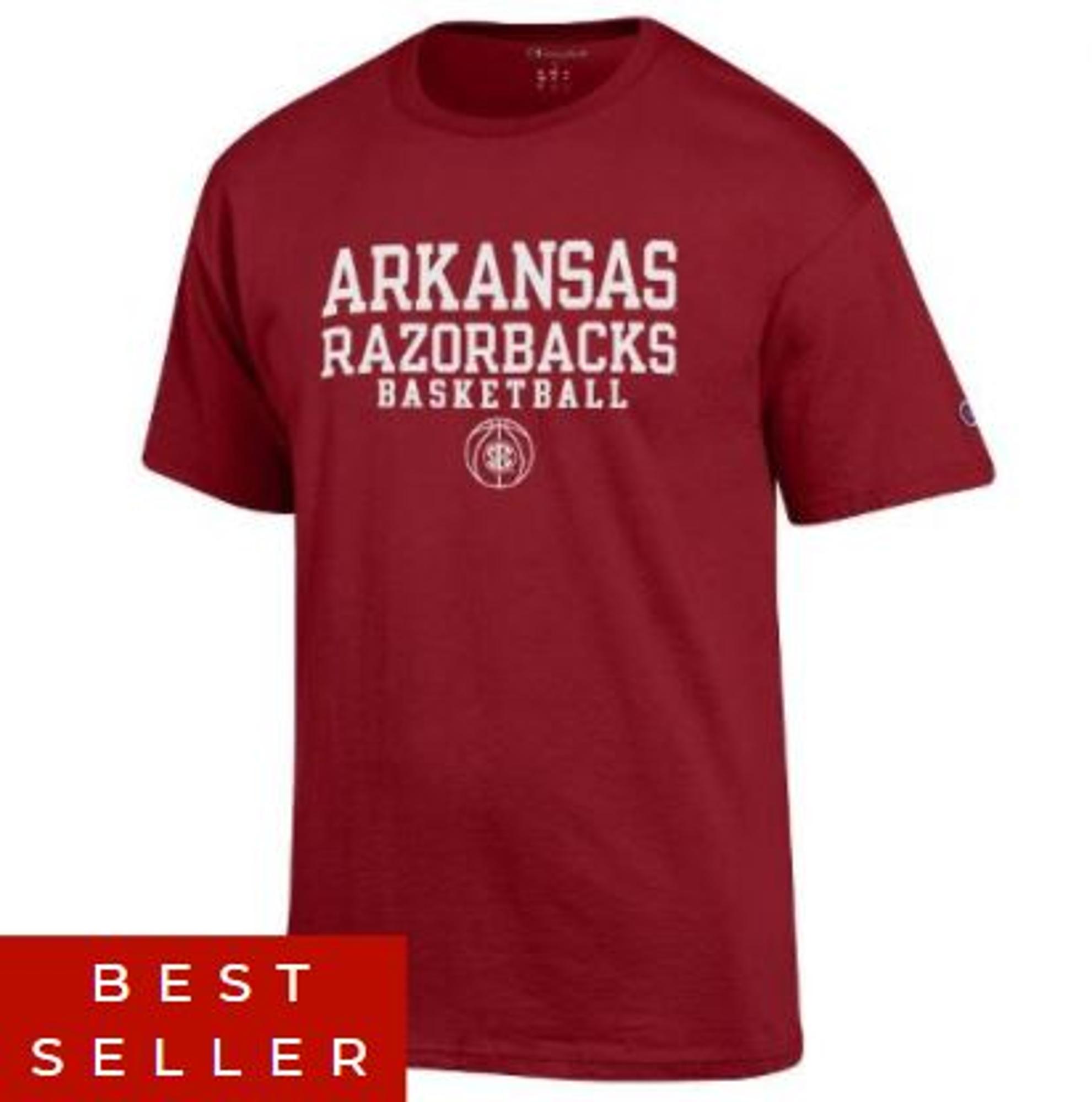 image of: Arkansas Razorbacks Champion Basketball Short Sleeve Tee - Cardinal