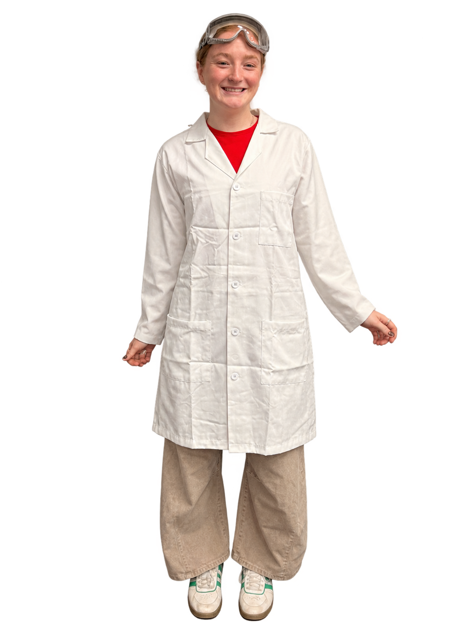 Product image 1 of 2 for Unisex 3-Pocket Lab Coat, White