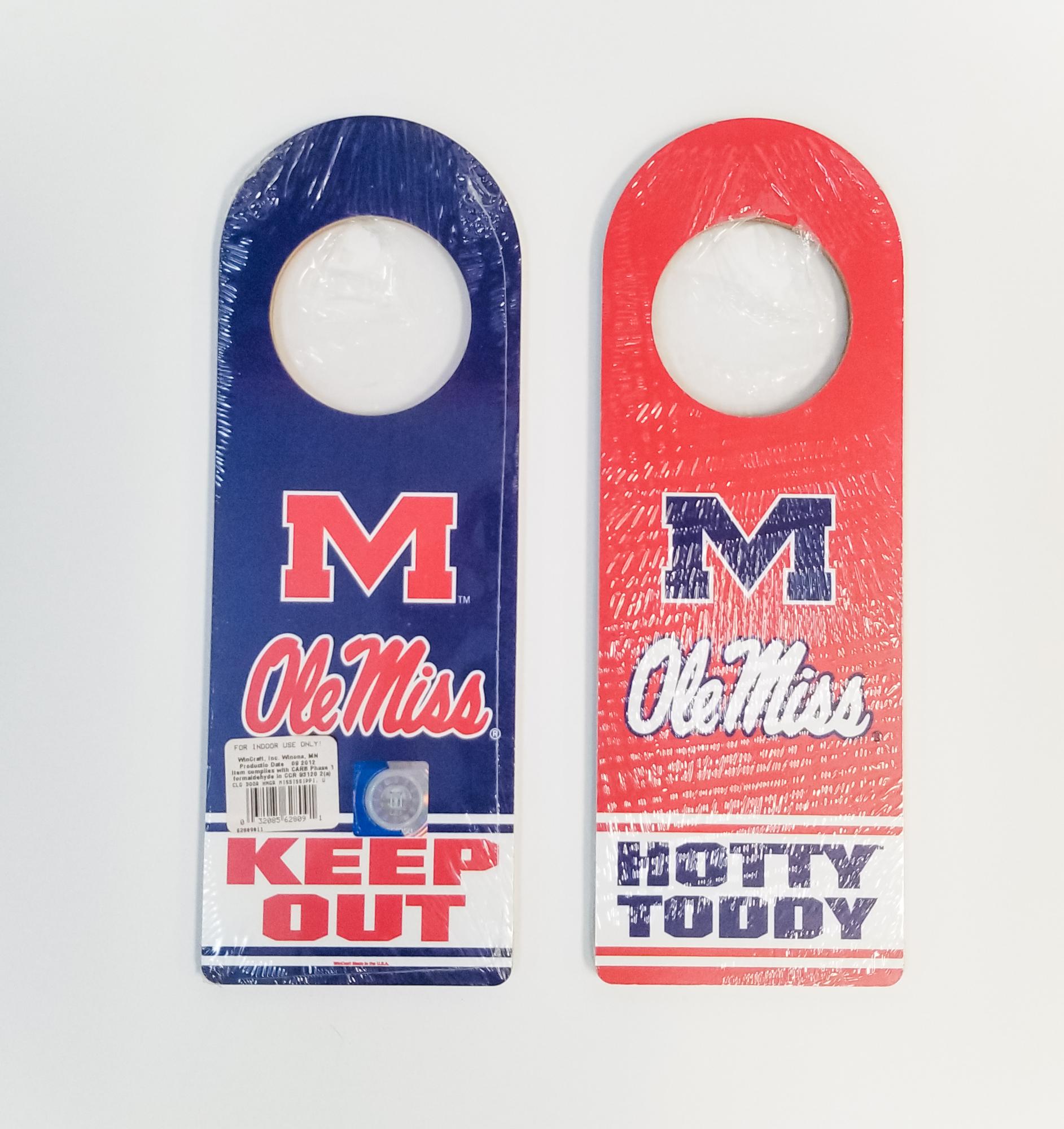 image of: Ole Miss Reversible Door Hanger