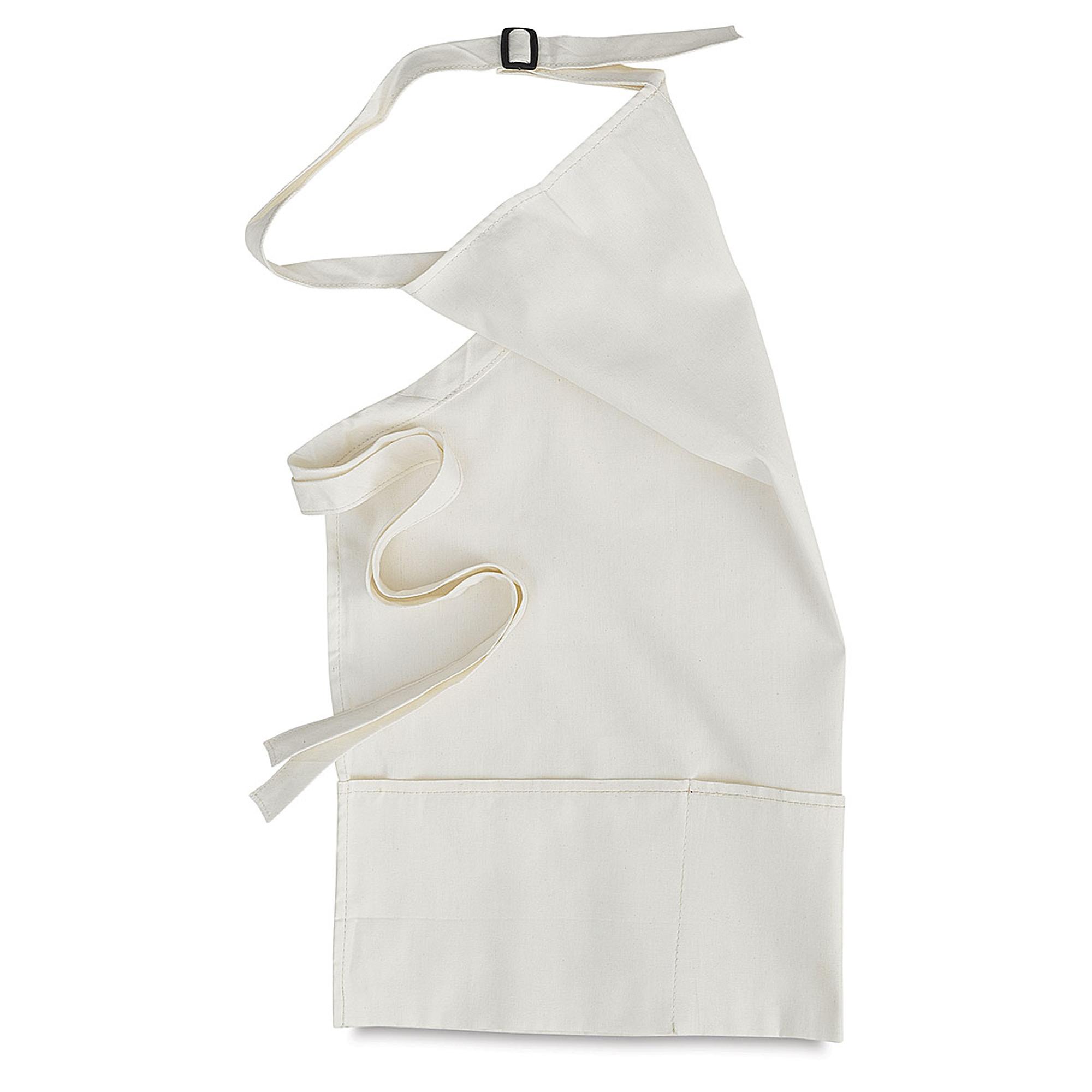 image of: Artist's White Poly/Cotton Apron 26"x26"