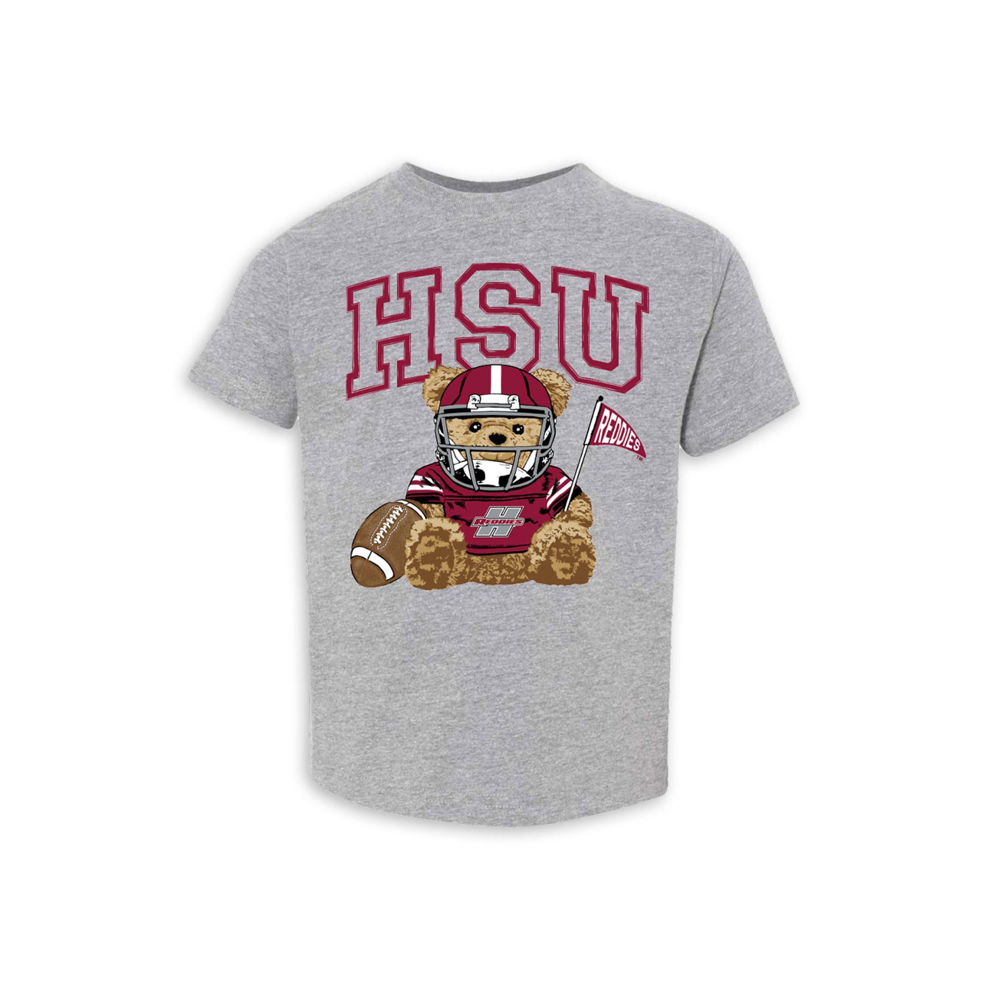 Product image 1 of 2 for HSU Football Bear Elevated Short Sleeve Tee