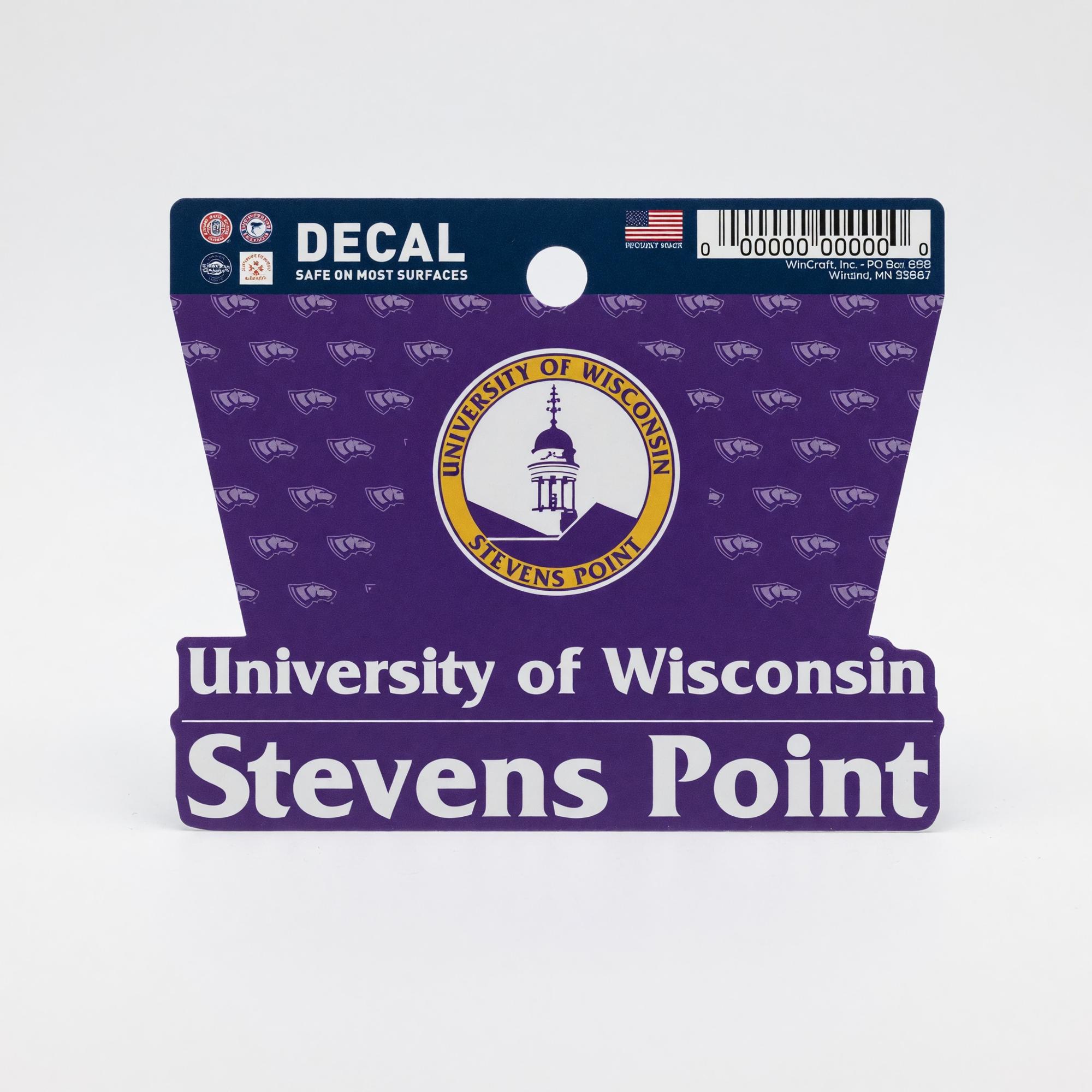 Product image 1 of 1 for UWSP Academic Clean Cut Decal