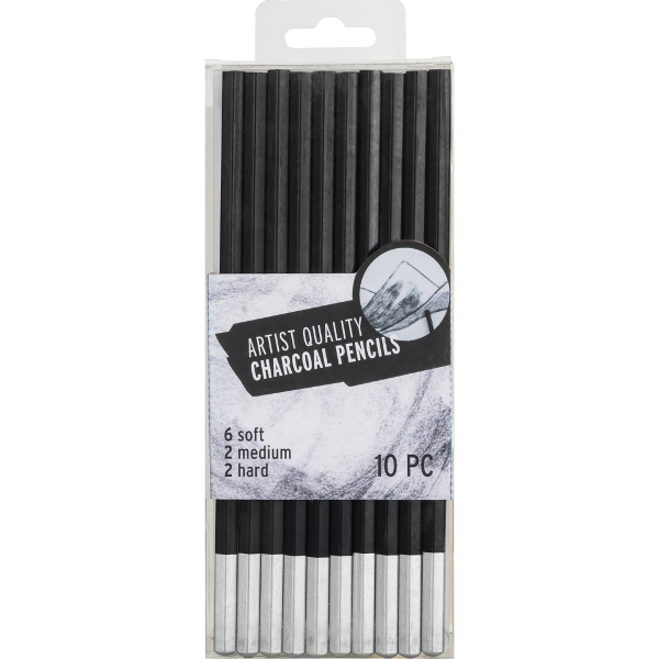 Brea Reese Charcoal Pencils - 10Pk BP; $12.99