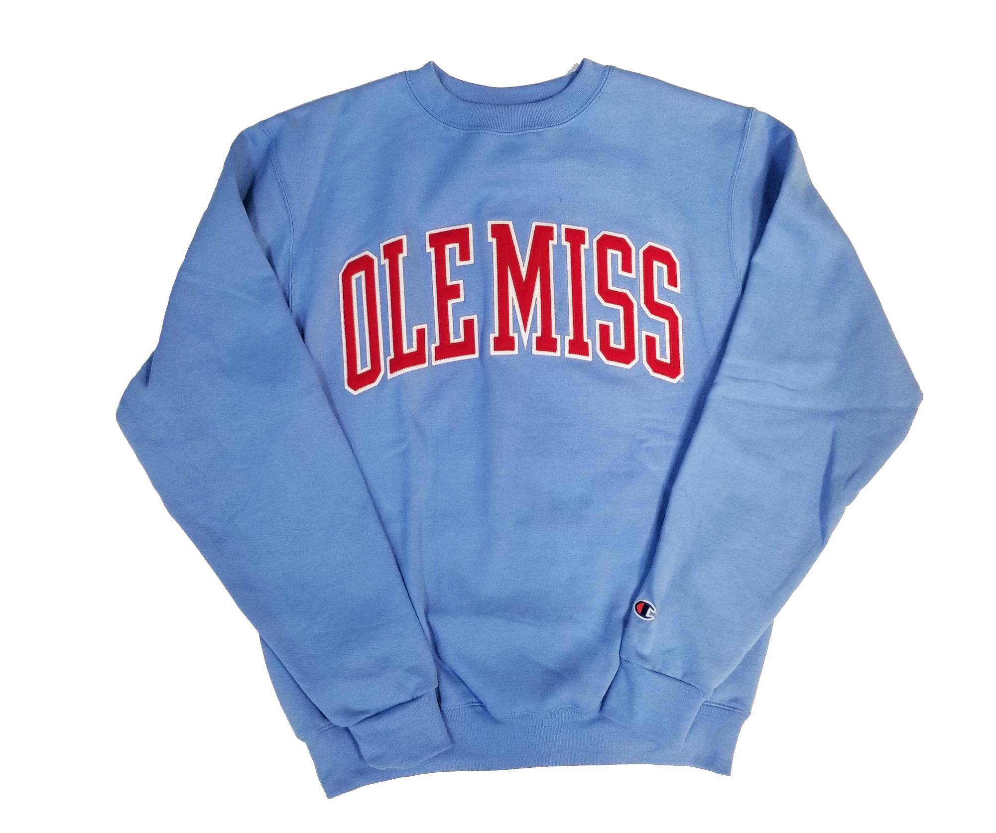 Ole miss powder blue sweatshirt hotsell