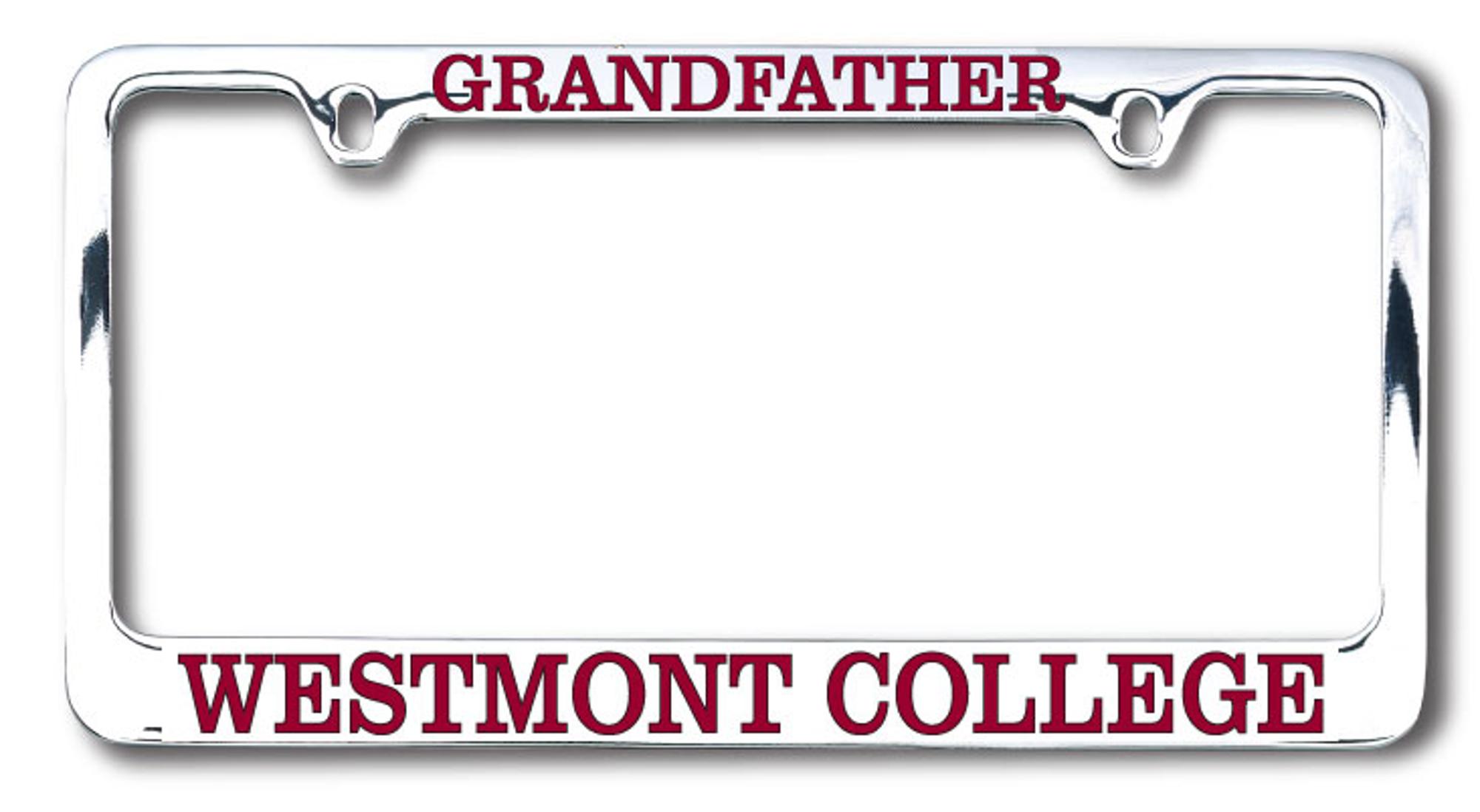image of: Grandfather Westmont License Plate Frame