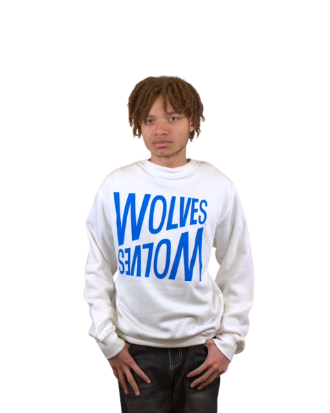 Wolves Upside Down Crew; $24.99