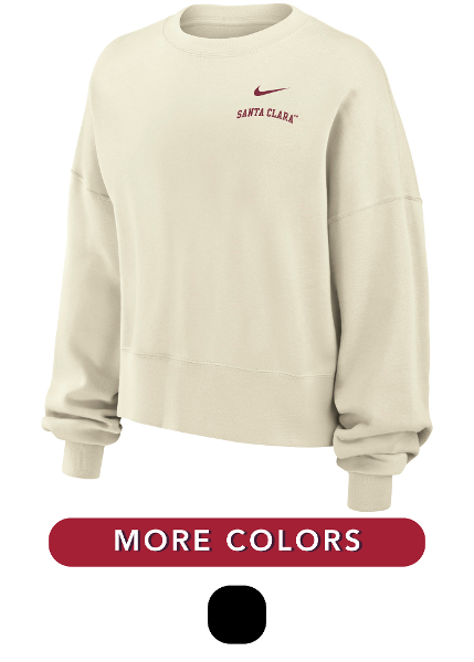 Santa Clara Broncos Nike Women's Phoenix Fleece Crew; $94.98